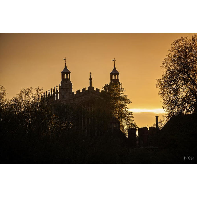 “Eton College Chapel At Sunset” Photographic Print